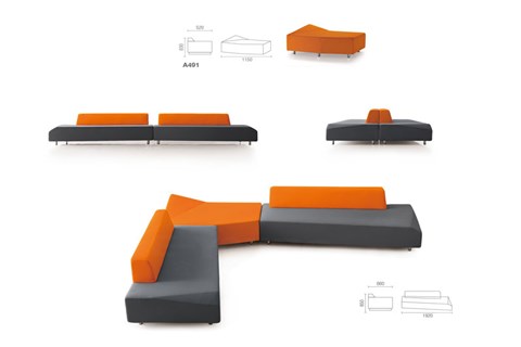 沙发品牌-办公创意沙发摆放-办公沙发设计-沙发品牌