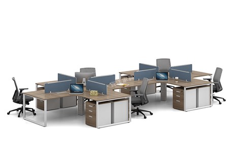 员工工作桌-屏风办公桌-电脑办公桌-办公桌隔断-办公桌家具