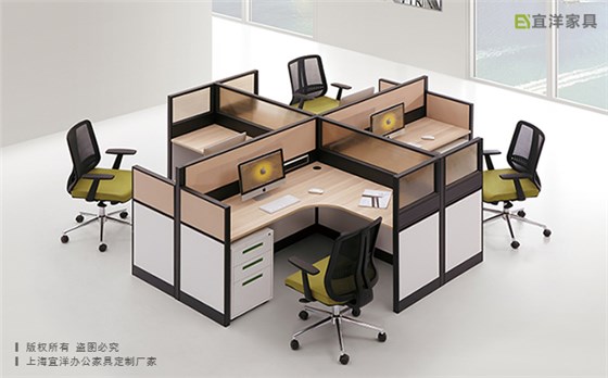 屏风隔断办公桌,定制屏风职员桌厂家,苏州办公家具厂