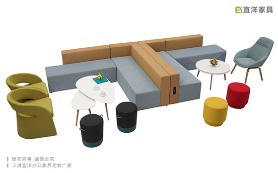办公休闲沙发直销,创意定制沙发,苏州布艺沙发厂