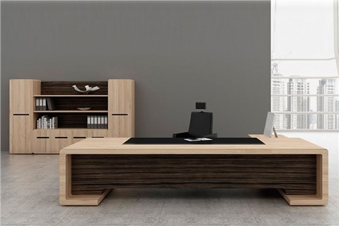 办公家具大班台-定做大班台-办公老板桌-实木班台定做