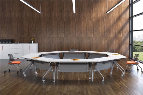 培训桌型-培训桌规格-折叠培训桌-培训桌摆放