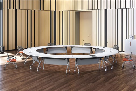 培训桌型-培训桌规格-折叠培训桌-培训桌摆放