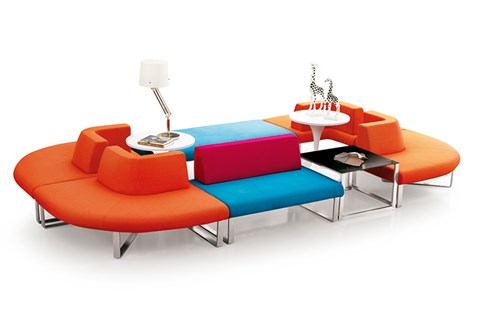 布艺沙发品牌-办公创意沙发-沙发摆放-公司休闲沙发