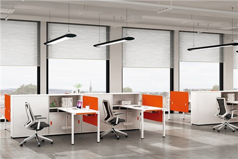 屏风式办公桌-办公桌设计-屏风办公桌设计-办公桌采购