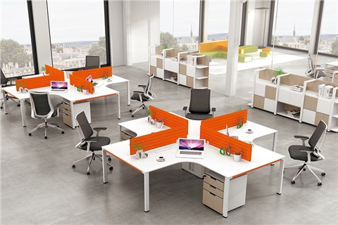 屏风式办公桌-办公桌设计-屏风办公桌设计-办公桌采购