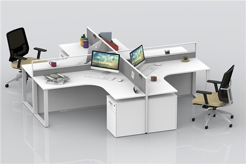 屏风工作位-屏风办公桌-屏风隔断-隔断屏风-办公室屏风