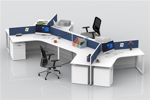 屏风工作位-屏风办公桌-屏风隔断-隔断屏风-办公室屏风