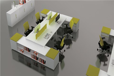 办公桌隔断-职员桌屏风-办公桌厂家