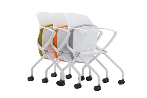 网布椅-办公椅高度-可折叠培训椅-网布培训椅厂家