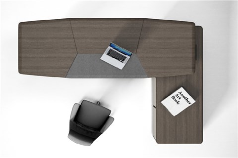 宜洋博仁大班台 BR-02B_上海高端总裁桌定制_胡桃木办公家具 - 宜洋家具官网