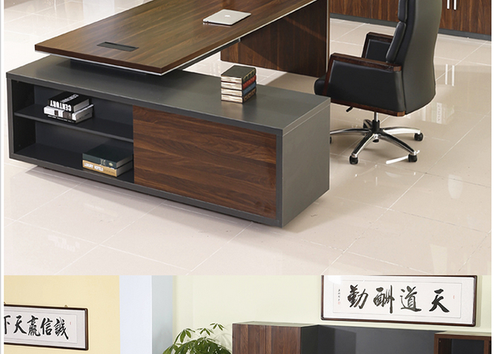 实木桌,办公桌椅,班台制造商,实木大班台