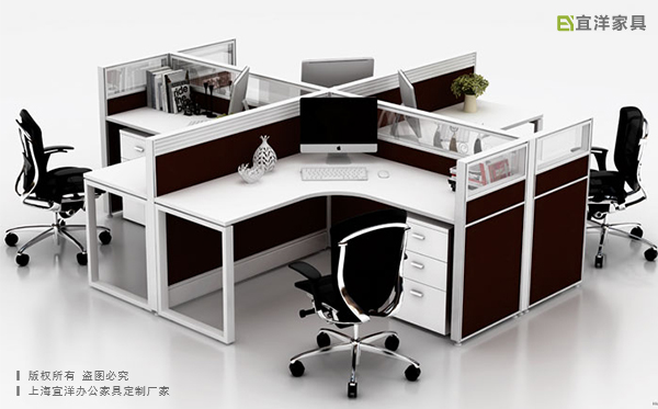 屏风隔断办公桌,定制屏风职员桌厂家,苏州办公家具厂