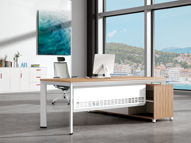 领导办公桌-办公桌设计-电脑办公桌-板式家具-办公桌厂